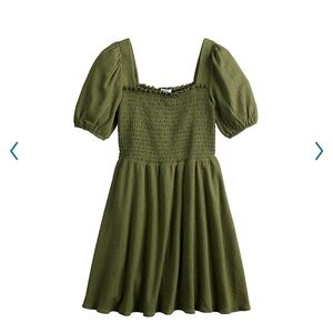smocked dress.